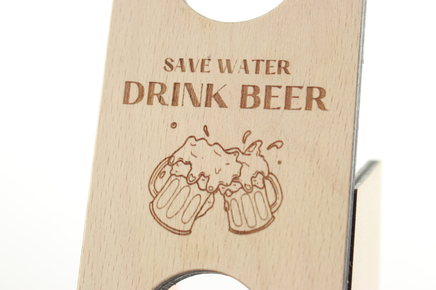 Kleiner Flaschenhalter aus Holz – Praktisch, stilvoll & kompakt