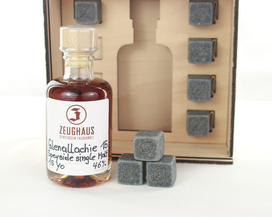 Whiskybox mit Whiskysteinen