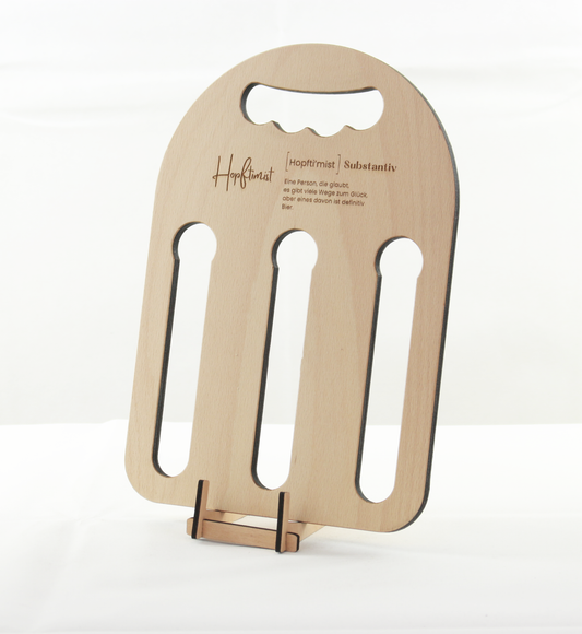 Flaschenhalter aus Holz – Stilvoller & sicherer Transport