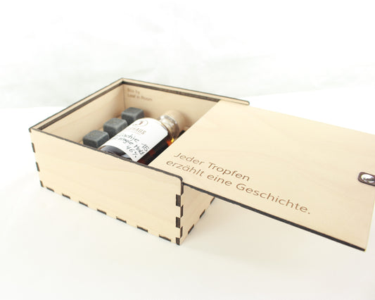 Whiskybox mit Whiskysteinen