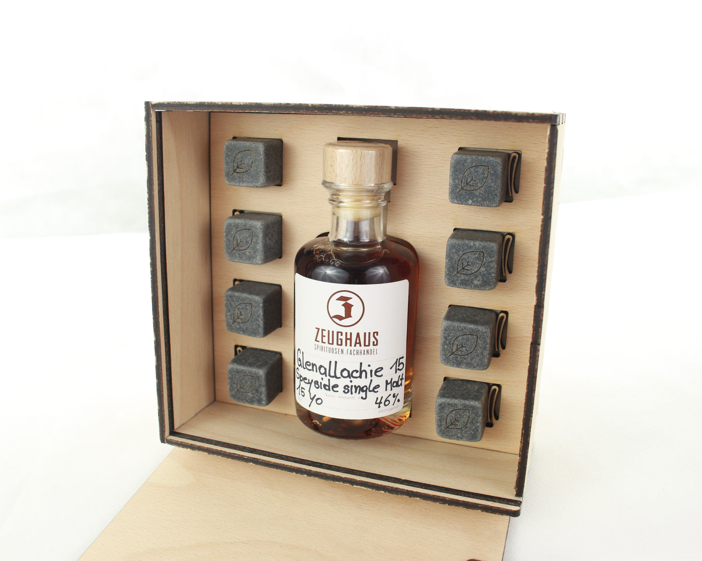 Whiskybox mit Whiskysteinen