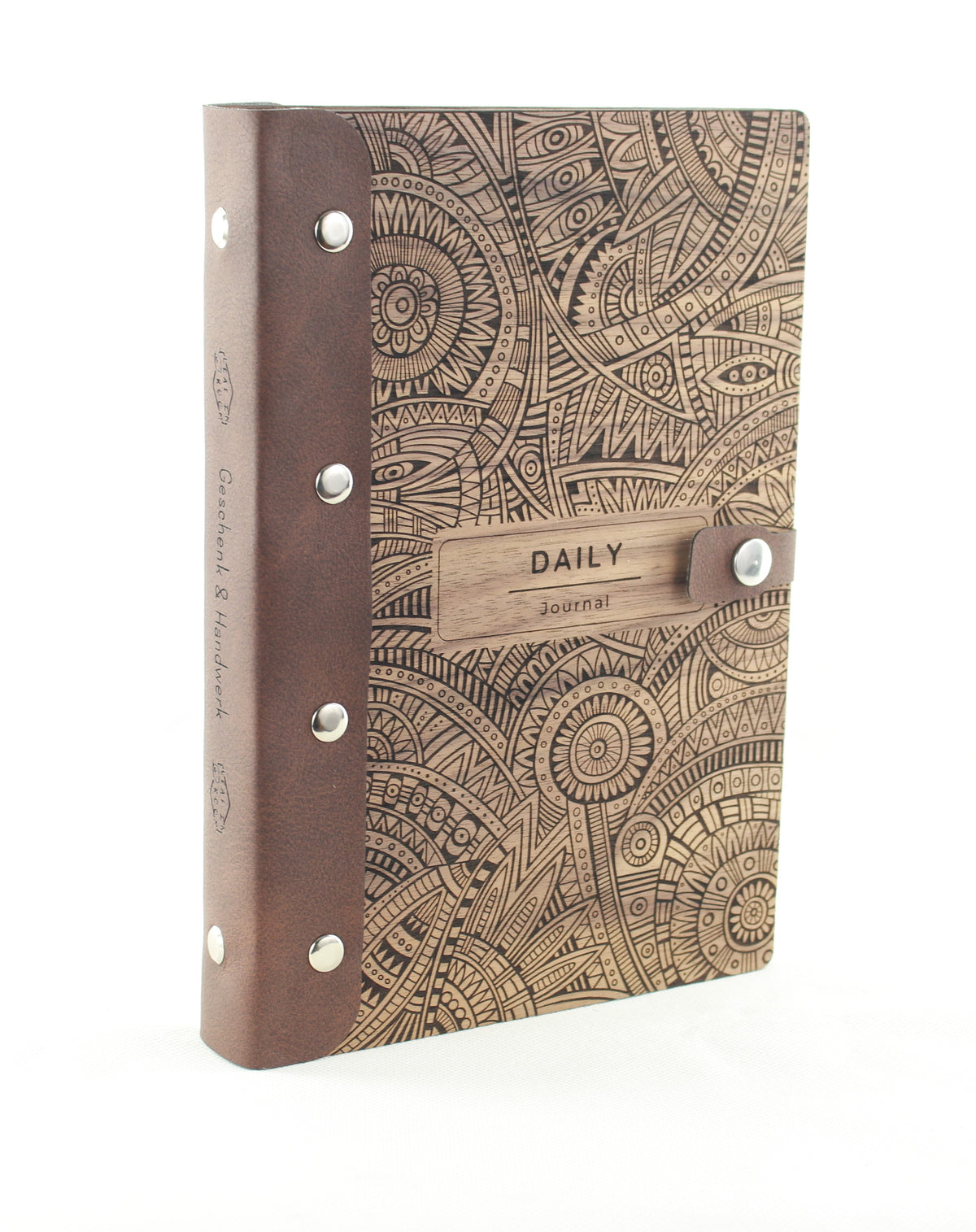 Notizbuch Eiche/Nuss A5