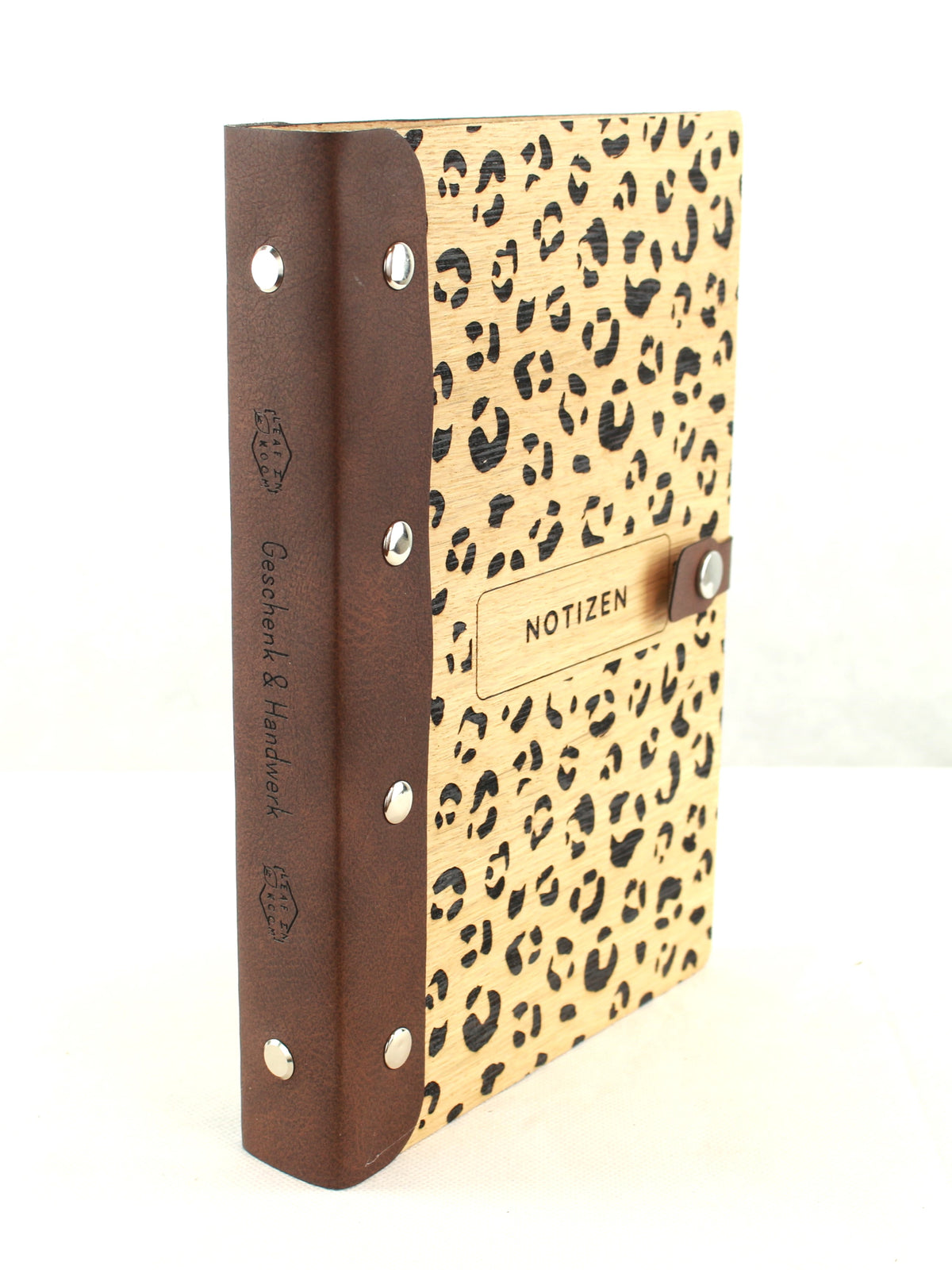 Notizbuch Eiche/Nuss A5