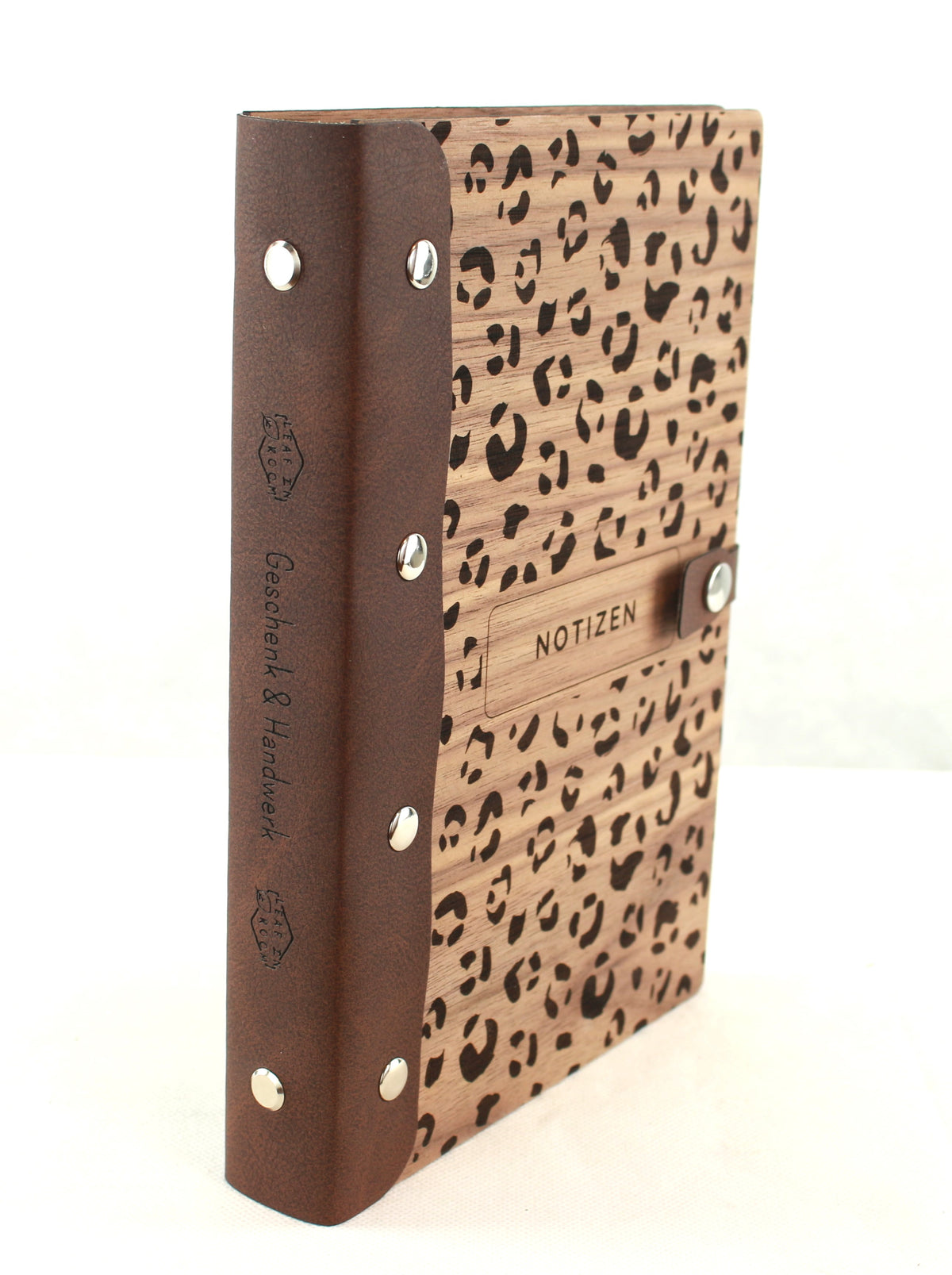 Notizbuch Eiche/Nuss A5