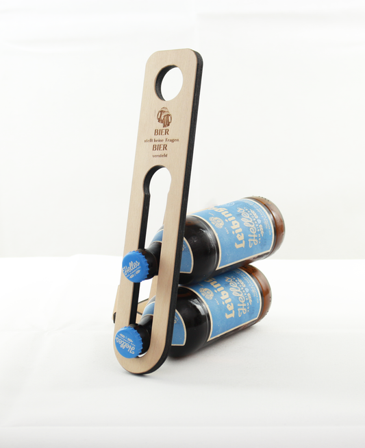 Kleiner Flaschenhalter aus Holz – Praktisch, stilvoll & kompakt