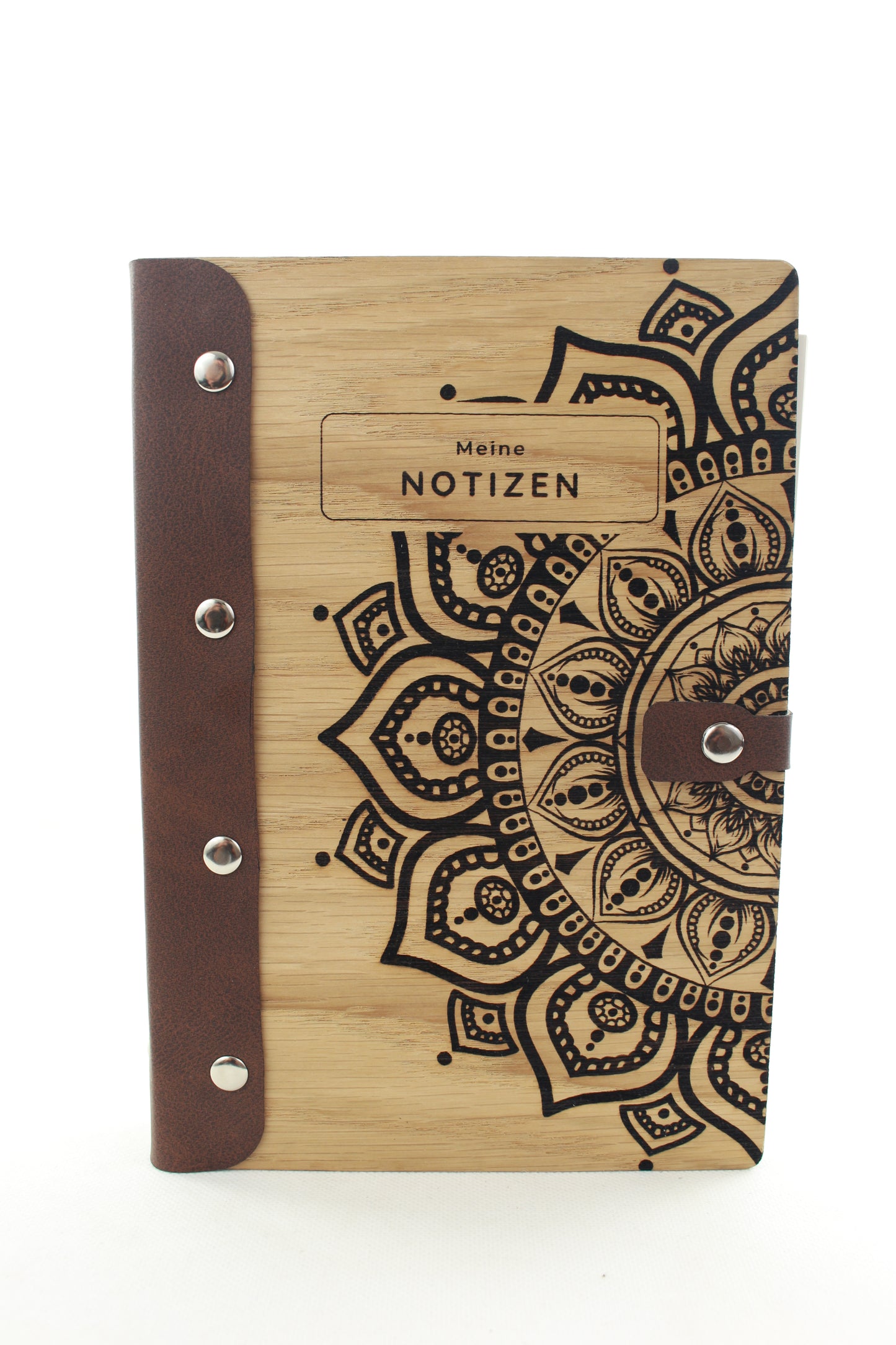 Notizbuch Eiche/Nuss A5